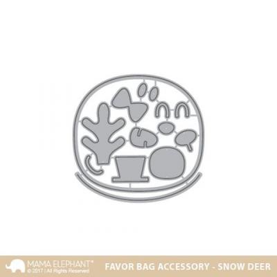 Mama Elephant Creative Cuts - Favor Bag Accessory - Snow Deer